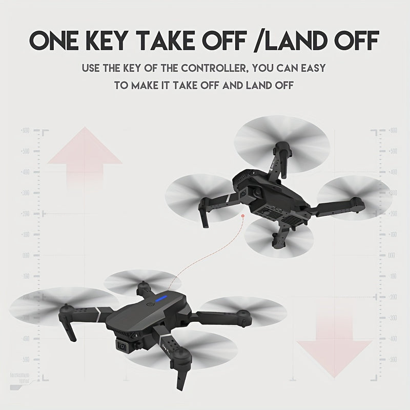 Drone Inteligente Get Run K28 - Black and White!