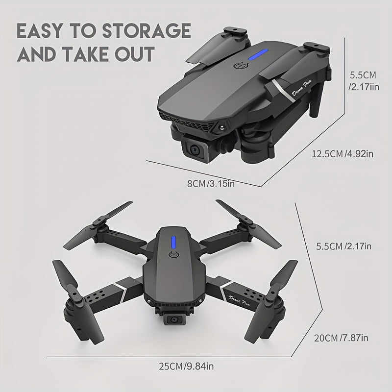 Drone Inteligente Get Run K28 - Black and White!