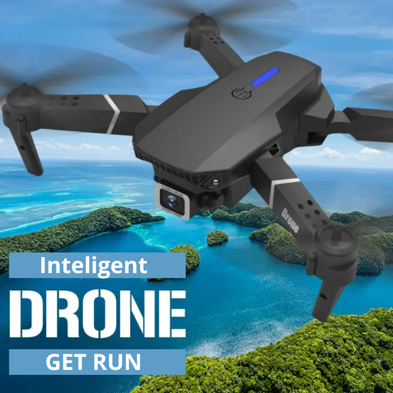 Drone Inteligente Get Run K28 - Black and White!